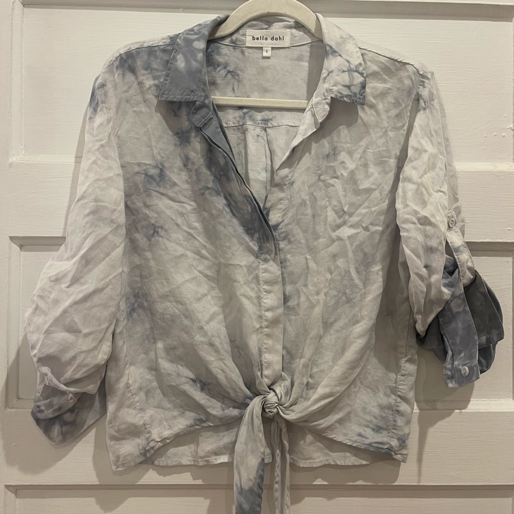 Bella Dahl tie dye blouse